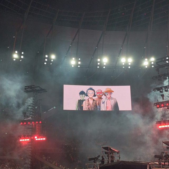 Had a really good time at Gorillaz, Tottenham Stadium in London 🤩