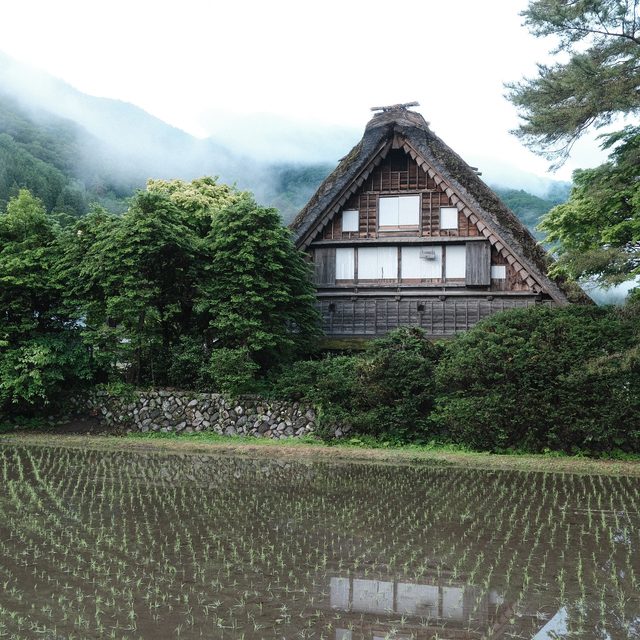 It was a good decision to get up early this morning. :)  Shirakawa-go