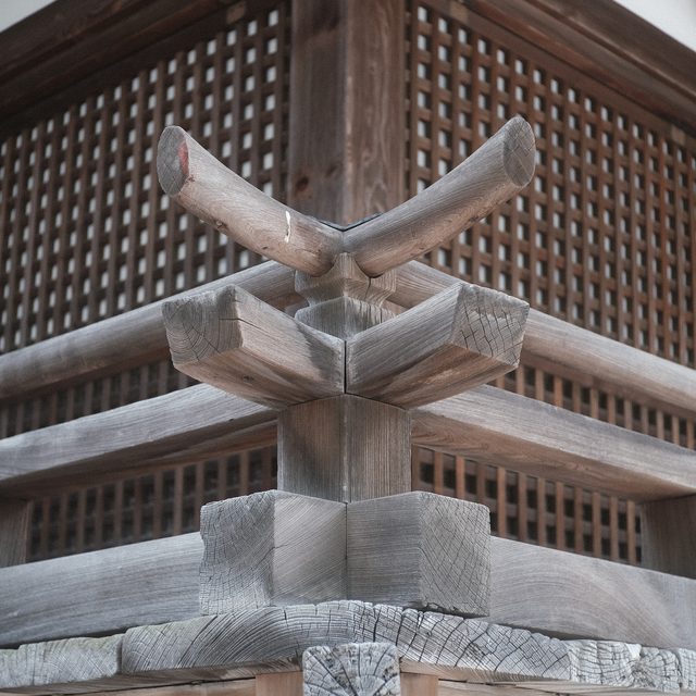 Almost in perfect symmetry :) Oyama Shrine, Kanazawa