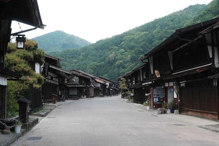 Narai-juku. An old post-town on the Naksasendo Trail from Edo (Tokyo) to Kyoto