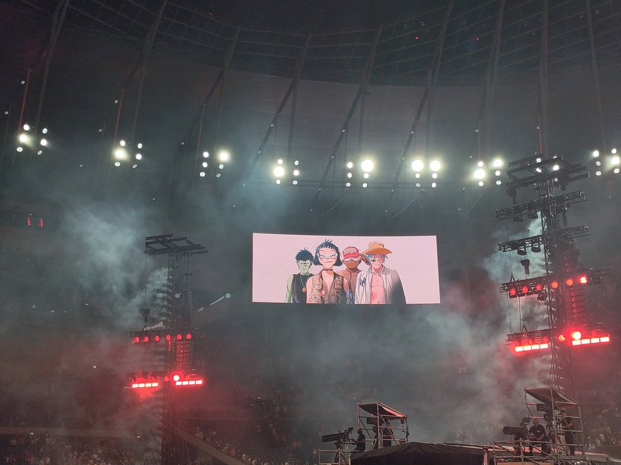 Had a really good time at Gorillaz, Tottenham Stadium in London 🤩