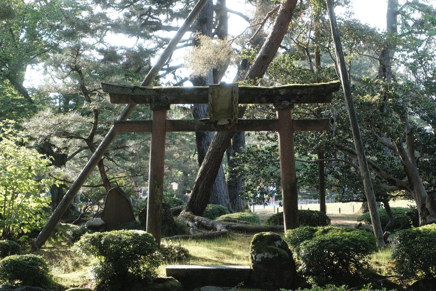 Tori Gate at Kenrokuen Garden, Kanazawa