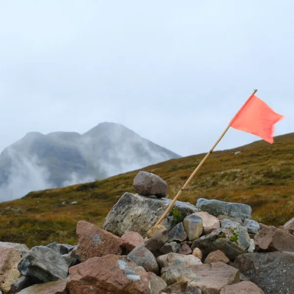The peak of Devils Staircase